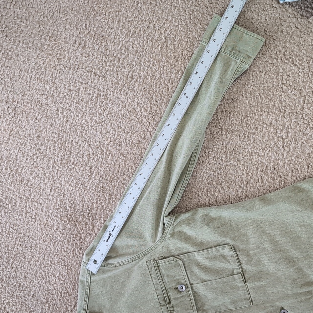 Taylor Stitch Olive Green Lightweight Shirt Jacket - Picture 7 of 10